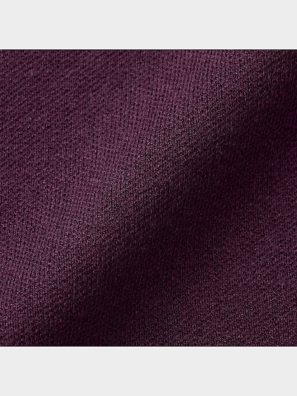 スウェットライクバイカラーポロシャツ(長袖)SW+X