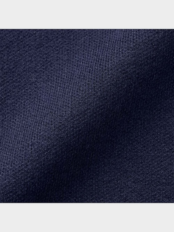 スウェットライクバイカラーポロシャツ(長袖)SW+X