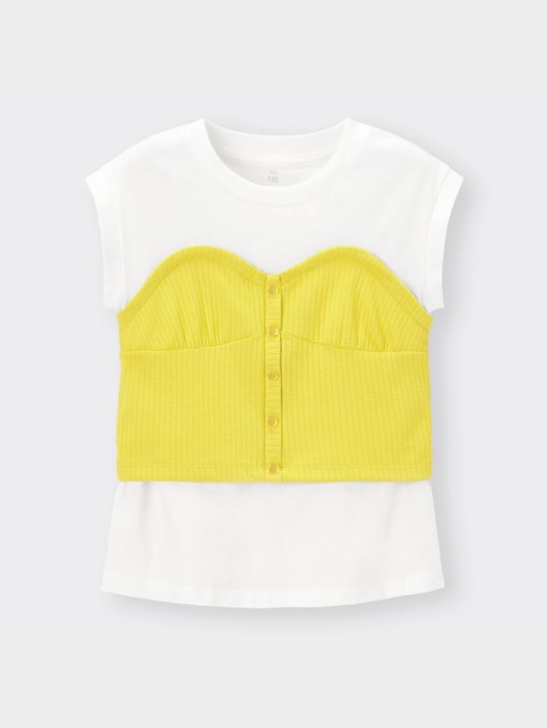 GIRLSビスチェドッキングT(半袖)