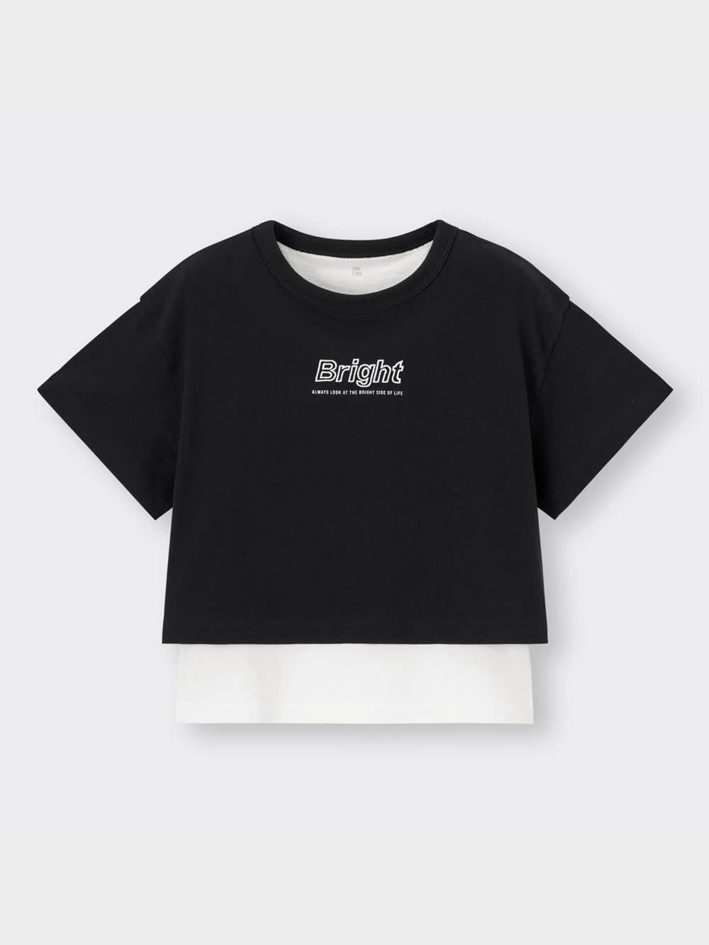 その他 bjpkm208 GU公式 | GIRLSレイヤードクロップドビッグT(半袖)( )のレビュー