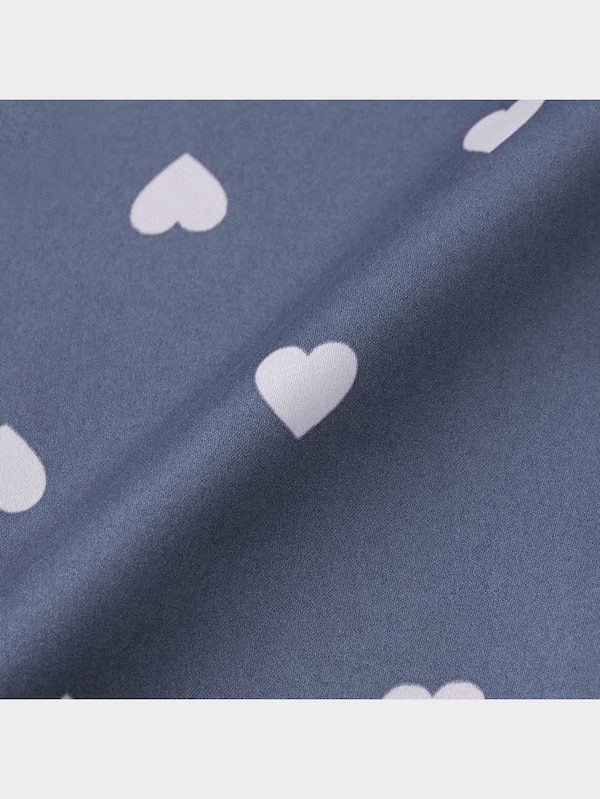 サテンボクシーパジャマ(半袖&ショートパンツ)(ハート)