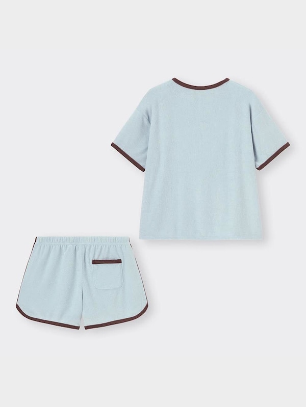 コールドフィールパイルセット(パイピング)(半袖&ショートパンツ)