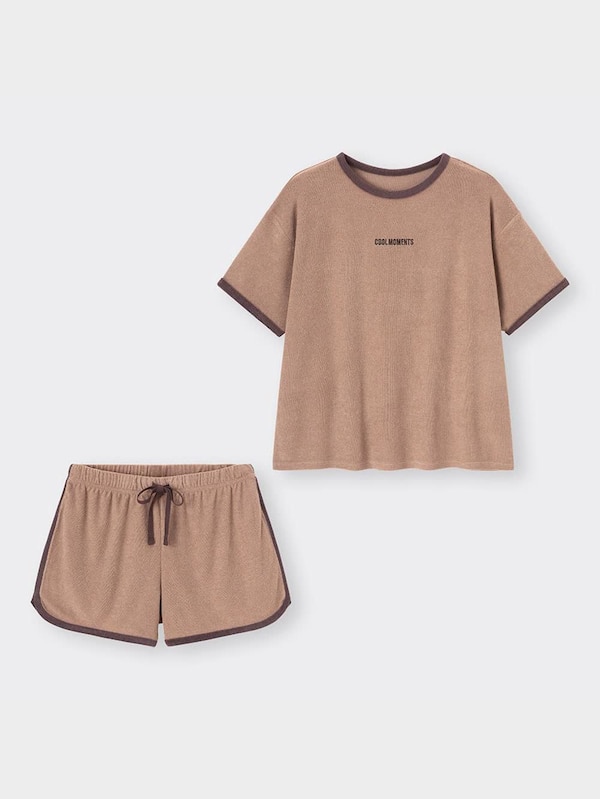 コールドフィールパイルセット(パイピング)(半袖&ショートパンツ)