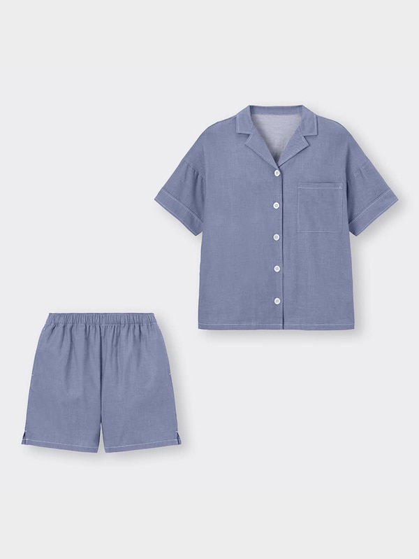 コットンパジャマ(半袖&ショートパンツ)+E
