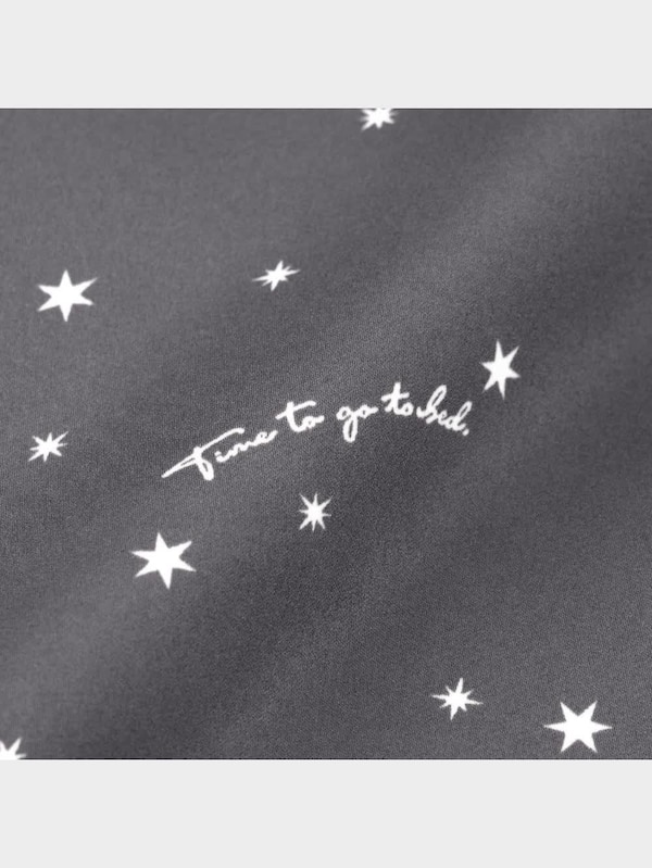 サテンボクシーパジャマ(半袖&ショートパンツ)(スター)+E