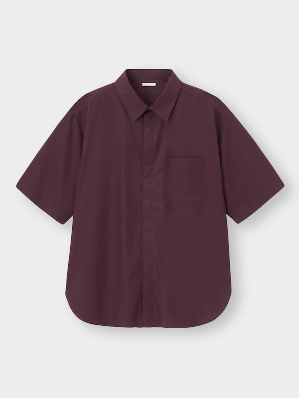 ブロードオーバーサイズシャツ(5分袖)