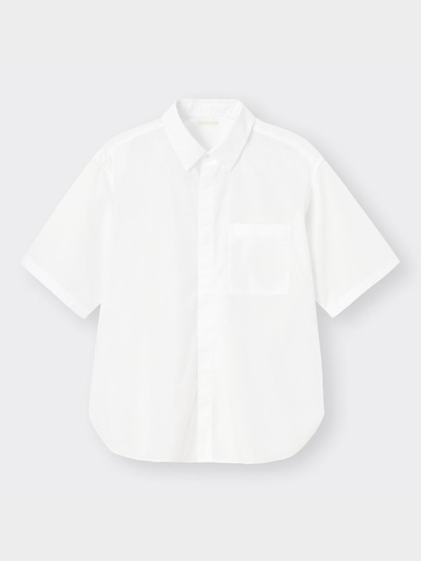 ブロードオーバーサイズシャツ(5分袖)