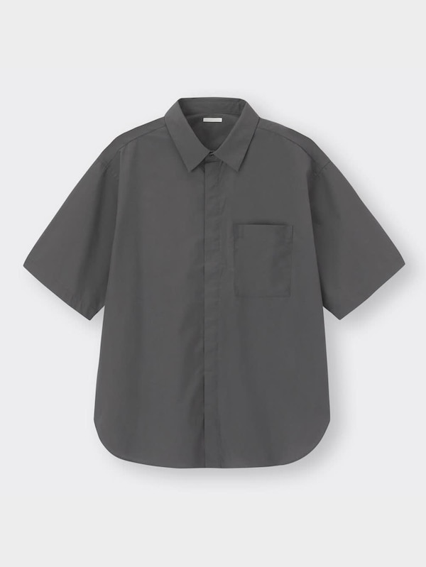 ブロードオーバーサイズシャツ(5分袖)