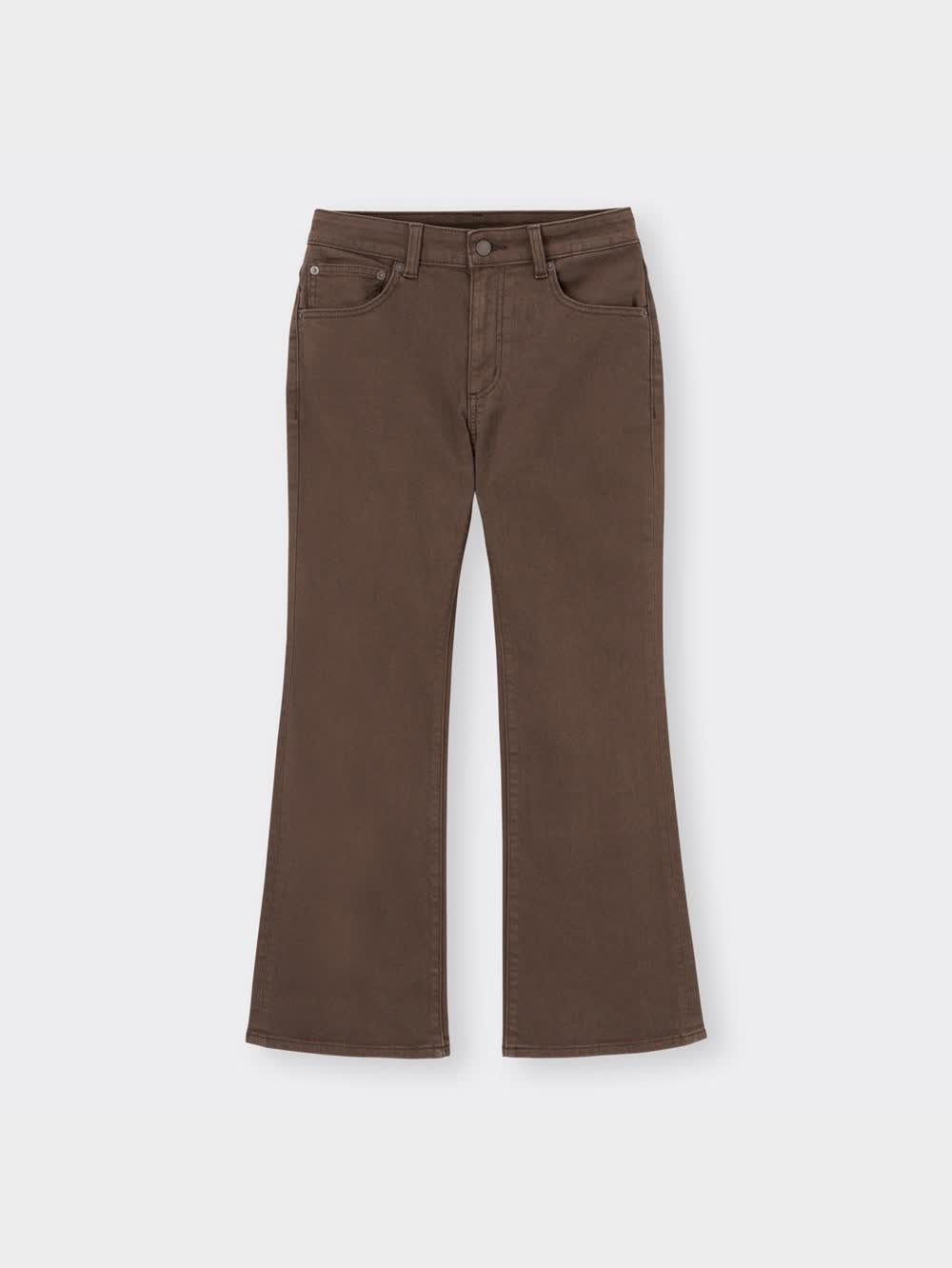 GU公式 | ミドルライズフレアジーンズB+EC(丈短め68.0cm)