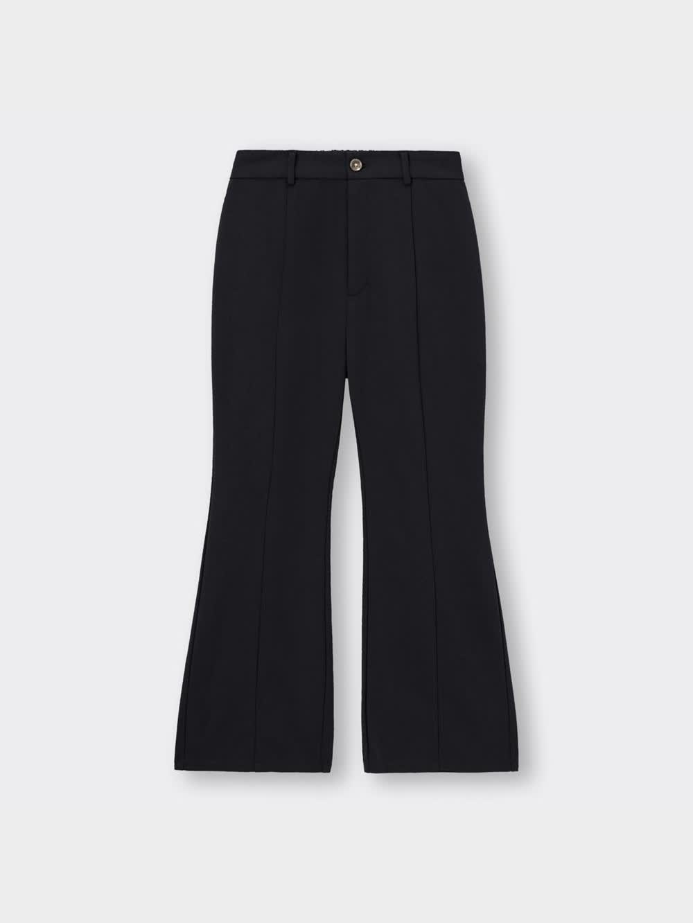 kappaさん専用！ GU公式 | カットソーカラーフレアスラックスB+EC(丈短め65.0cm)