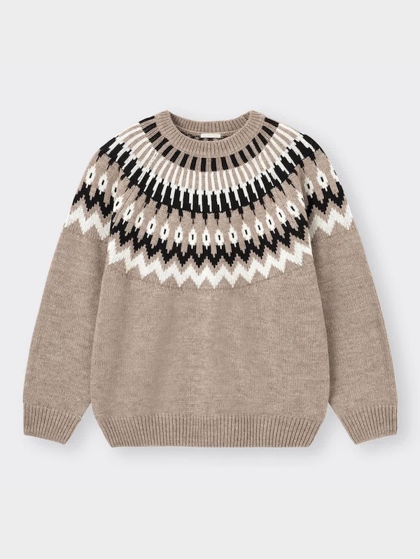 ローゲージノルディックセーター(長袖)