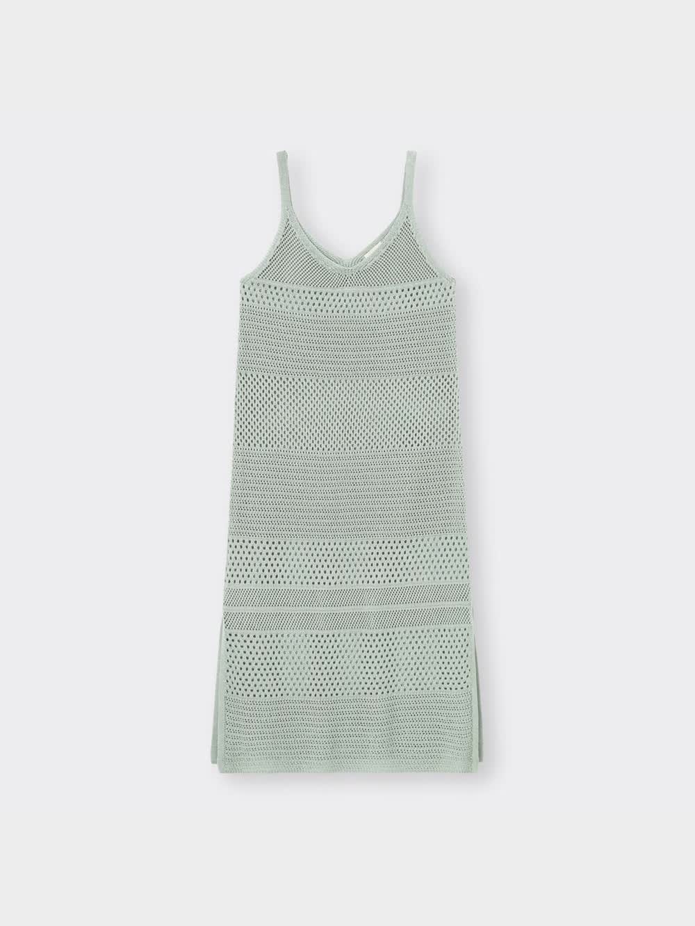 GU公式 | メッシュキャミソールニットワンピースOSB+X