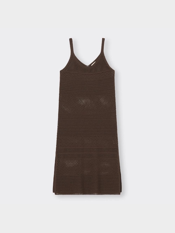 メッシュキャミソールニットワンピースOSB+X