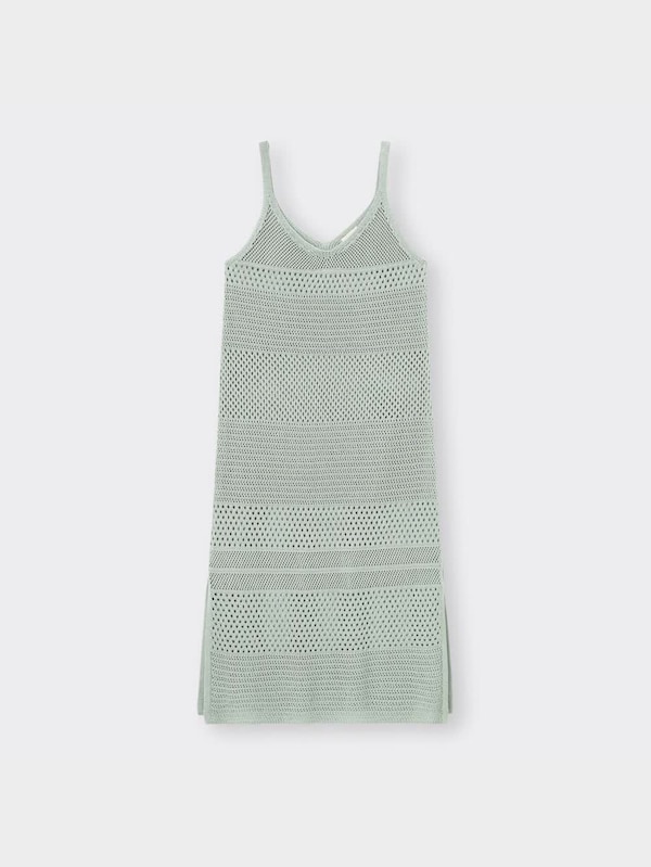 メッシュキャミソールニットワンピースOSB+X
