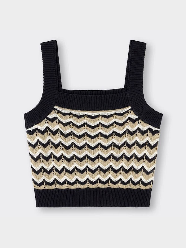 ニットビスチェ(ウェーブ)YT+X