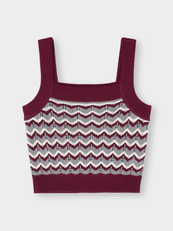 ニットビスチェ(ウェーブ)YT+X