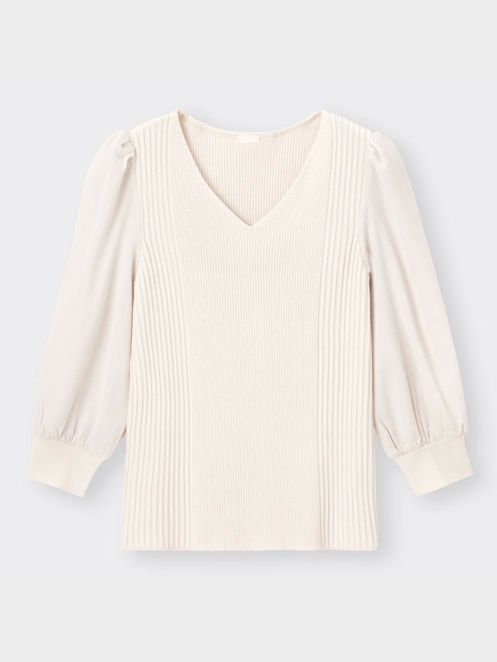 スクーデリア② GU公式 | サテンスリーブセーター(7分袖)Z