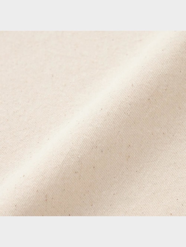 デニムオーバーサイズシャツ(5分袖)カラーブロックNT+E