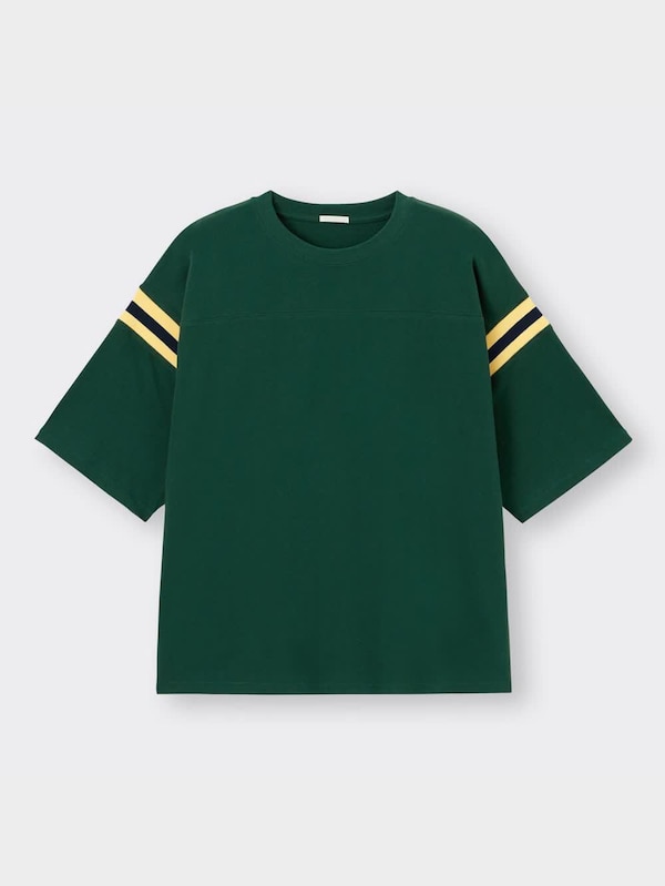 ワイドフィットフットボールT(5分袖)NT+E