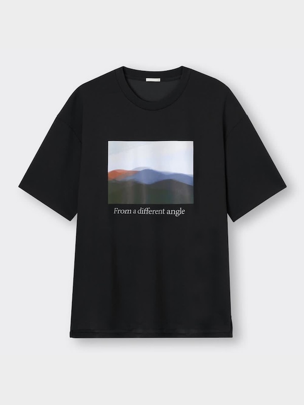 ドライダブルフェイスビッグプルオーバー(5分袖)グラフィック