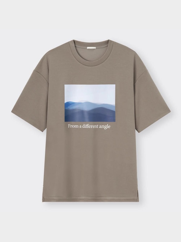 ドライダブルフェイスビッグプルオーバー(5分袖)グラフィック