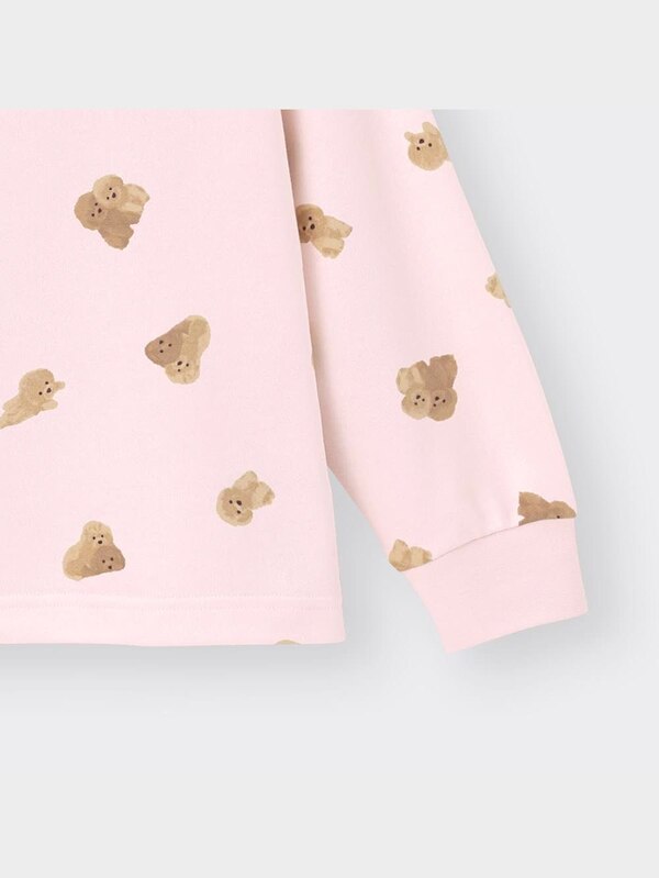 GIRLSソフトスウェットラウンジセット(長袖&ロングパンツ)プードルB