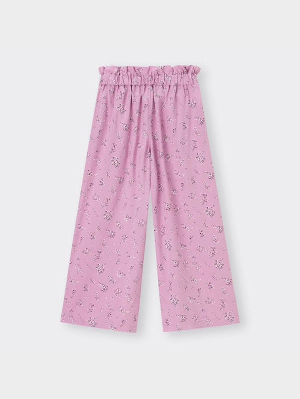 GIRLSフラワープリントイージーワイドパンツ