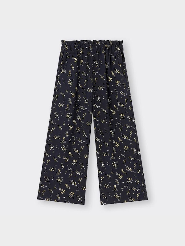 GIRLSフラワープリントイージーワイドパンツ