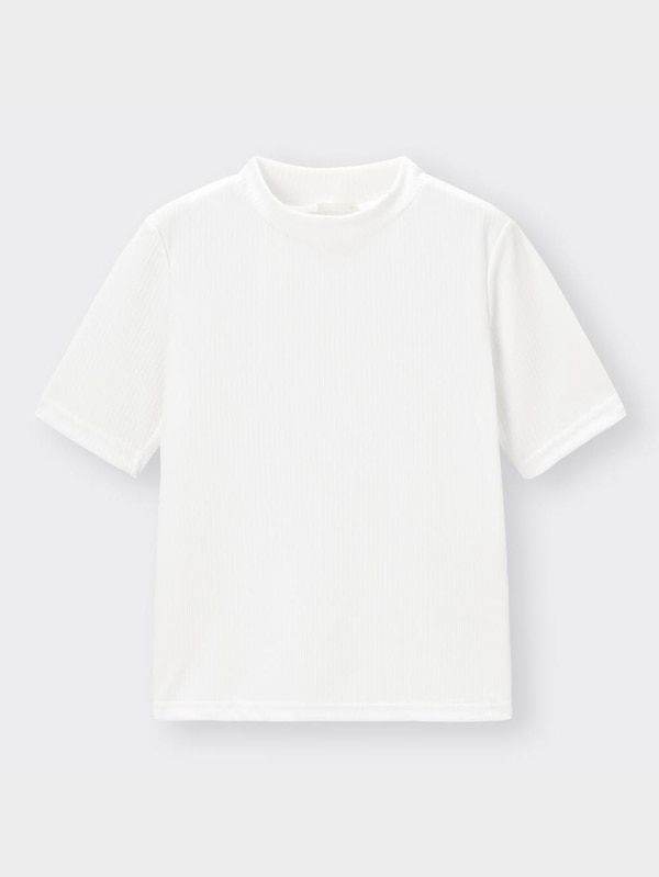 リブモックネックコンパクトT(半袖)
