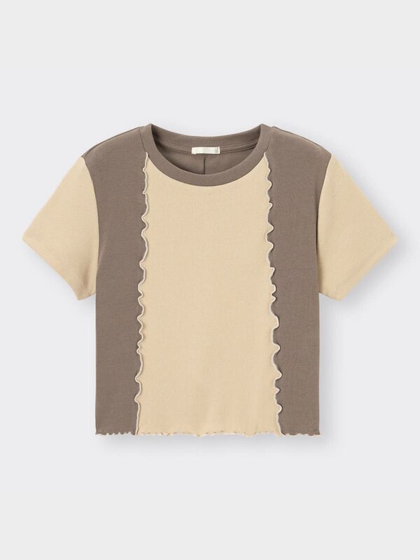 カラーブロックコンパクトT(半袖)YT+X