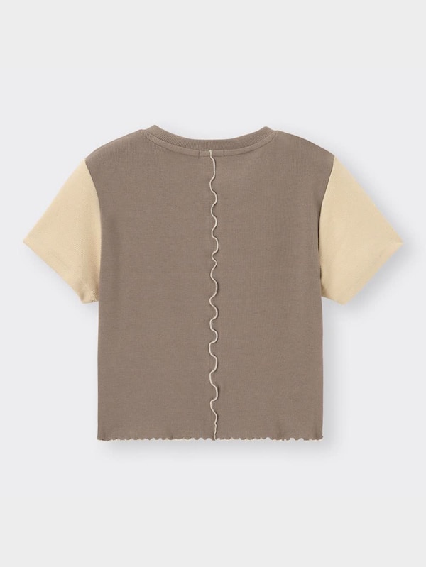 カラーブロックコンパクトT(半袖)YT+X