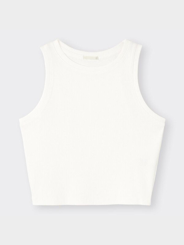 リブクロップドタンクトップYT+E