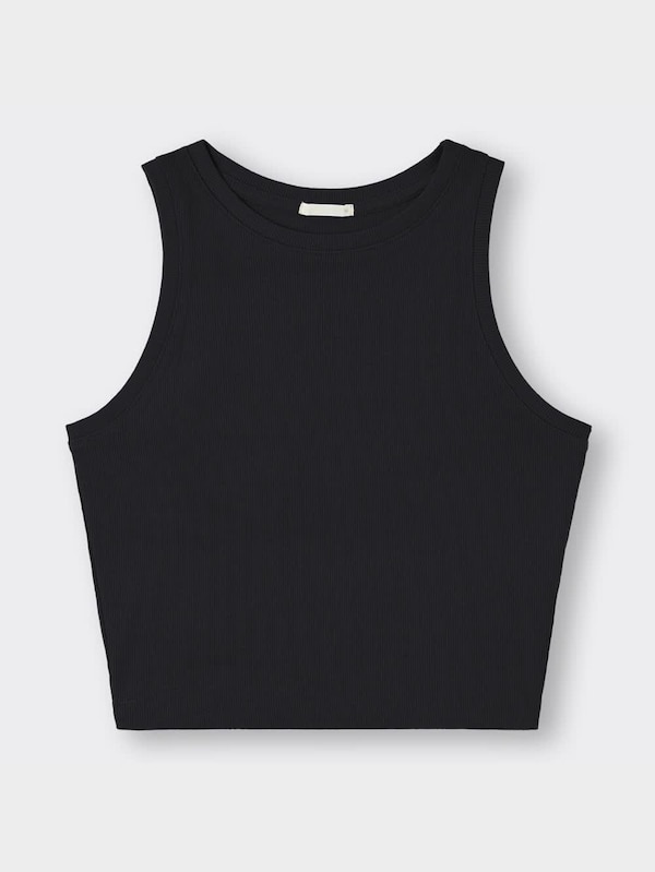 リブクロップドタンクトップYT+E
