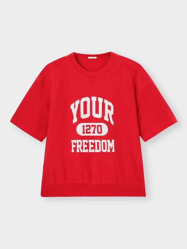 スウェT(5分袖)(ロゴ)+SJK