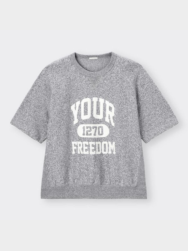 スウェT(5分袖)(ロゴ)+SJK