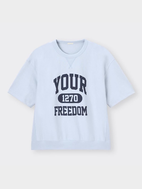 スウェT(5分袖)(ロゴ)+SJK