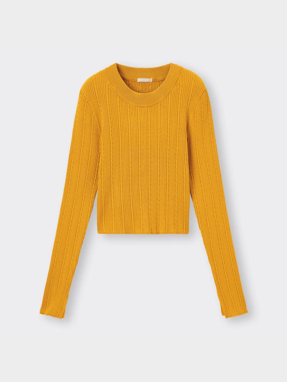 フェザーヤーンオーバーサイズカーディガン(長袖)、ミニケーブル