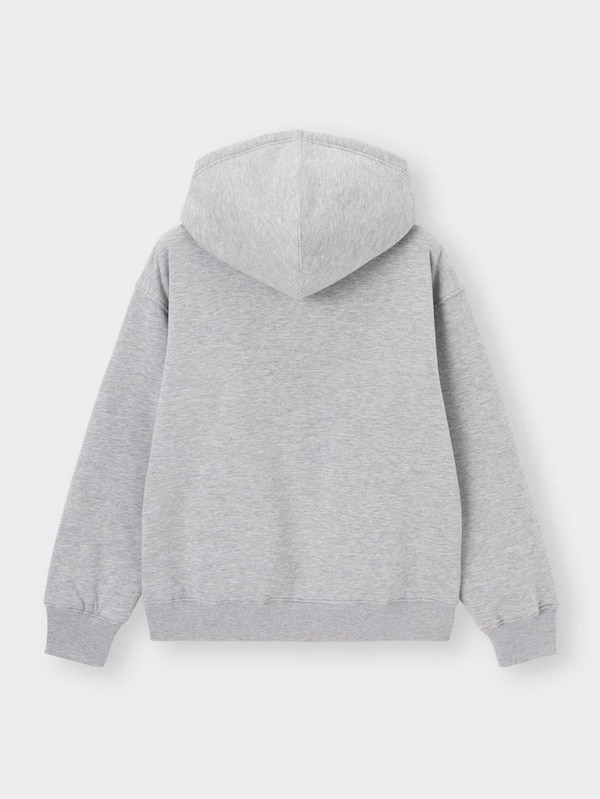 裏ボアスウェットフルジップパーカ(長袖)+E