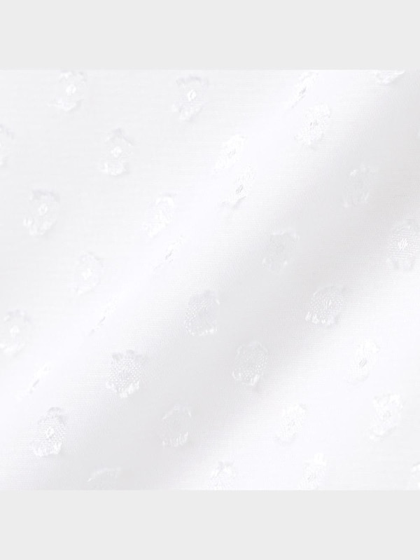 シアードットフリルブラウス(半袖)Z+E