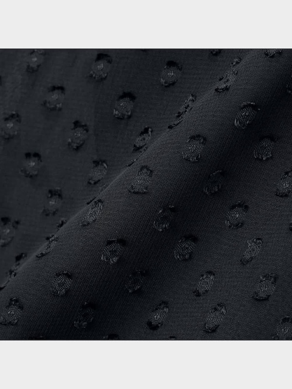 シアードットフリルブラウス(半袖)Z+E