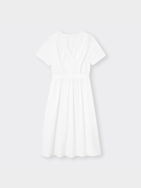 カシュクールワンピース(半袖)Z+E