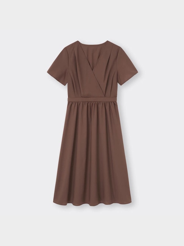 カシュクールワンピース(半袖)Z+E