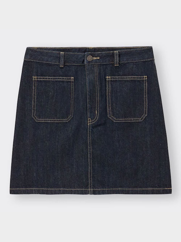 デニムローウエストミニスカートYT+E