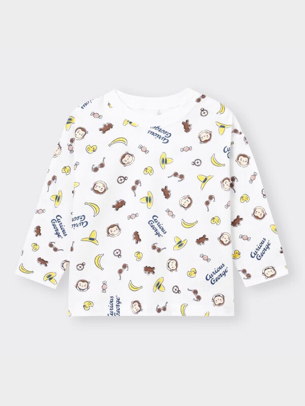 BABY(TODDLER)グラフィックT(長袖) Curious George 3