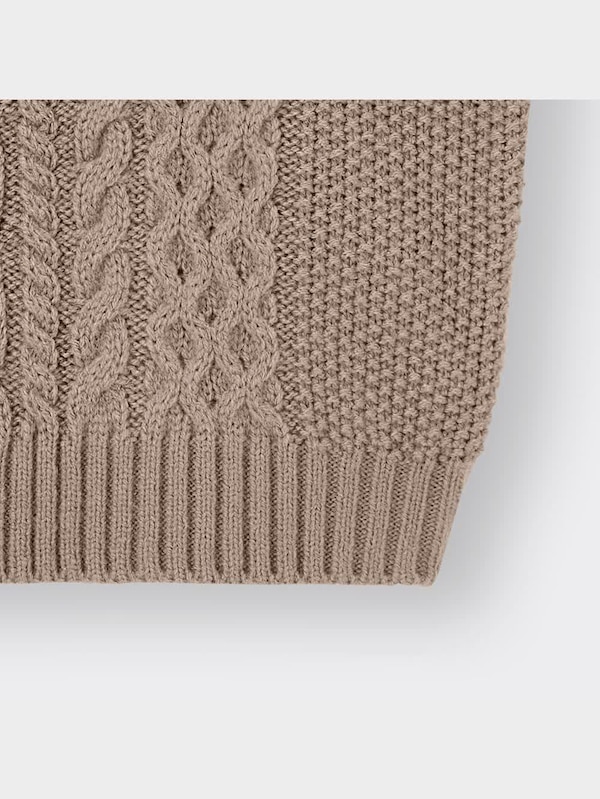 GIRLSケーブルニットビスチェ+X