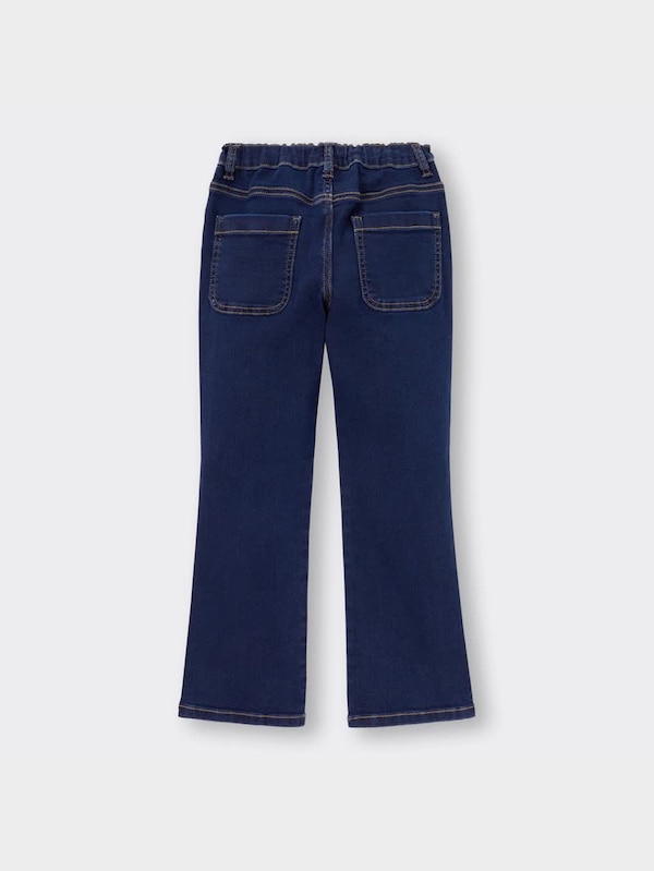 GIRLSのびのびデニムフレアパンツ+X