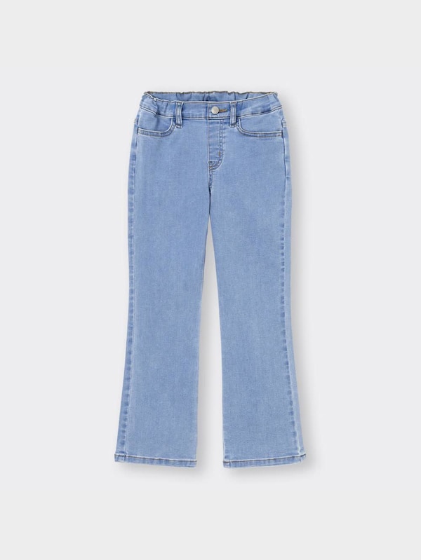 GIRLSのびのびデニムフレアパンツ+X