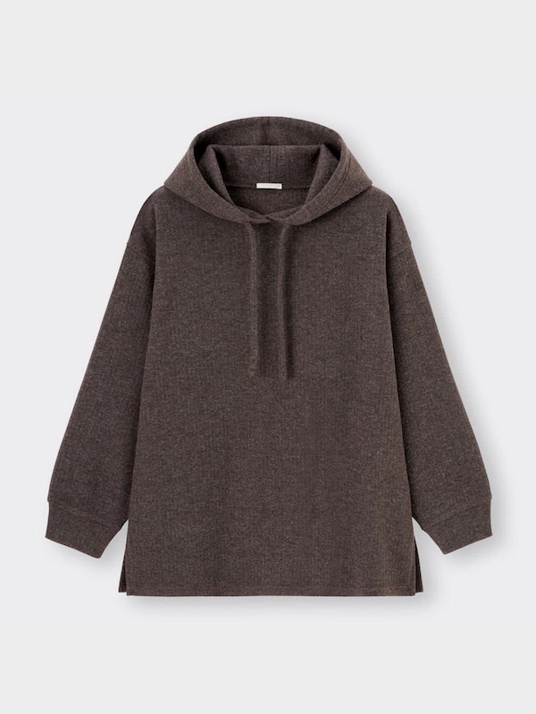 ブラッシュドリブパーカ(長袖)RS+E(セットアップ可能)