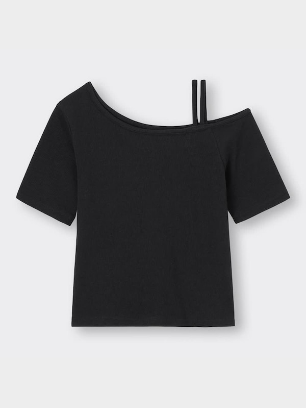 ストラップワンショルダーT(半袖)OSB+X