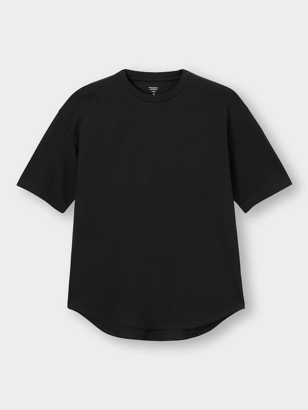 ドライラウンド  ヘムビッグT(5分袖)